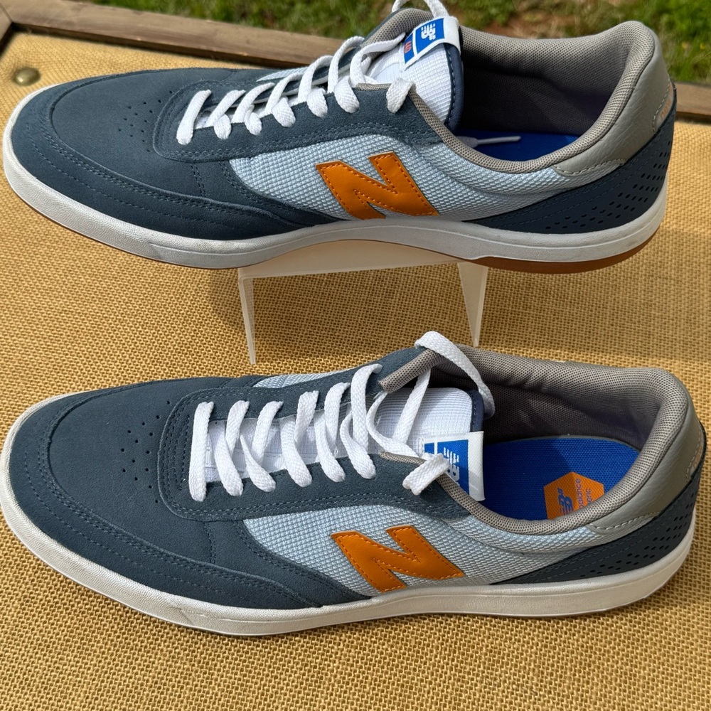 New Balance Numeric 440 Men’s Size 13 Blue Orange Skate Shoes NM440WON Gum Sole - Picture 2 of 11